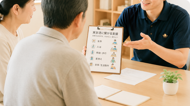 実生活につながる支援